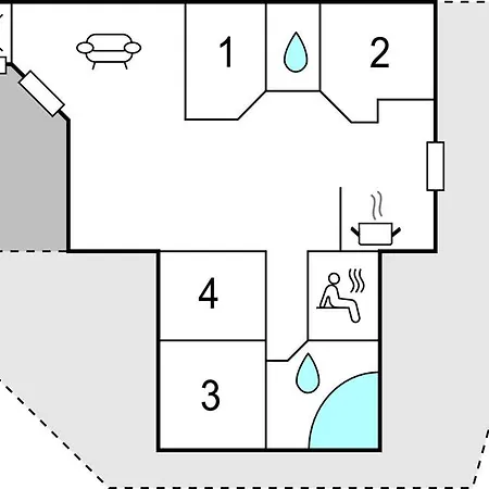 Gorgeous Home In Ringkobing With Sauna 펜션 *